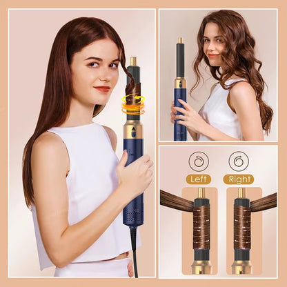 5 in 1 Multi Styler New Design Hair Dryer for Hair 5 in 1 Hair Styler with Curling Barrel Hot Air Brush Styling Tool Multistyler