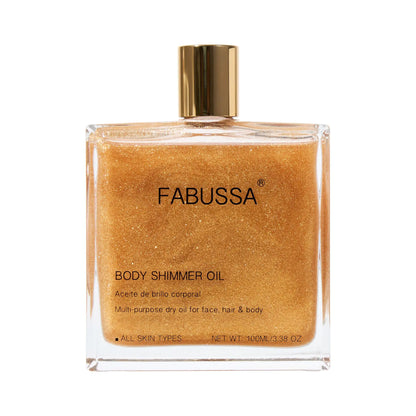 Body Shimmer Oil | Hydrating & Illuminating Highlighter for Face Body & Hair 3.38 Fl Oz