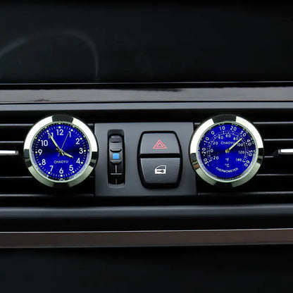 Car Air Vent Perfume Clock with Aroma Diffuser Decor