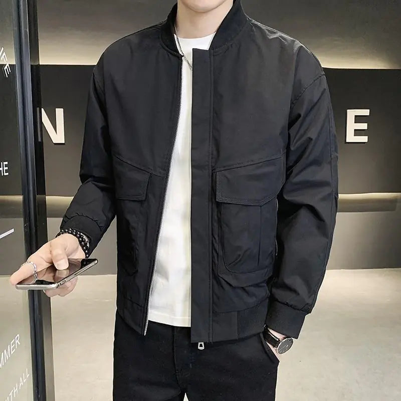 2023 Men's High-End Tracksuit Set with Jacket & Pants