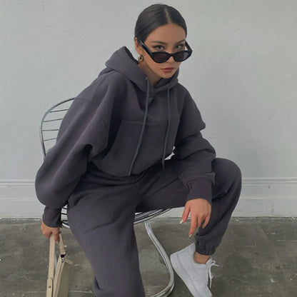 2024 Women's Casual Hoodie and Tracksuit Set