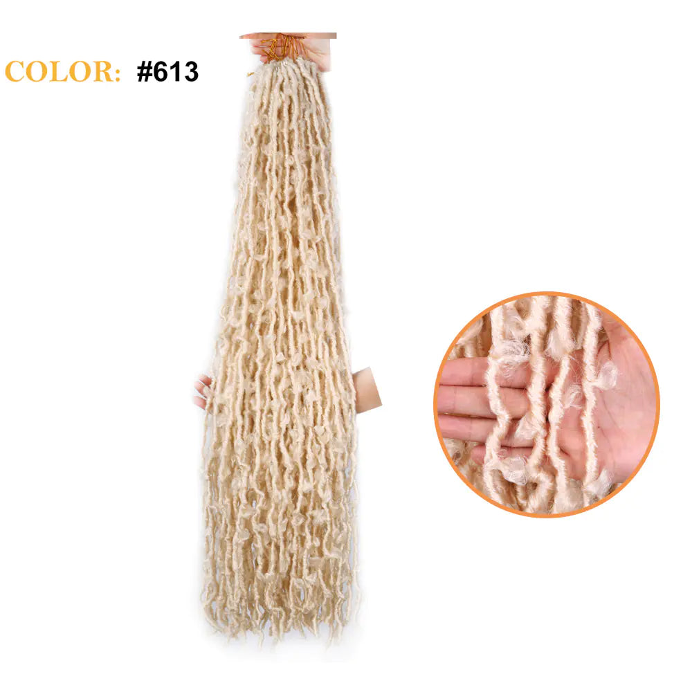 African Butterfly Curve Crochet Braid Wig in Fiber