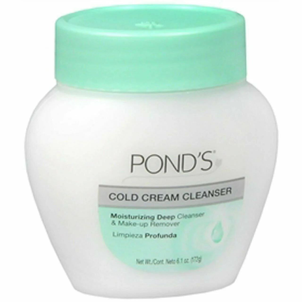 Cold Cream Skin Care Cleanser Deep Moisturize, Makeup Remover 6.1 Oz