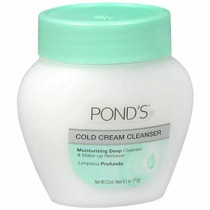 Cold Cream Skin Care Cleanser Deep Moisturize, Makeup Remover 6.1 Oz