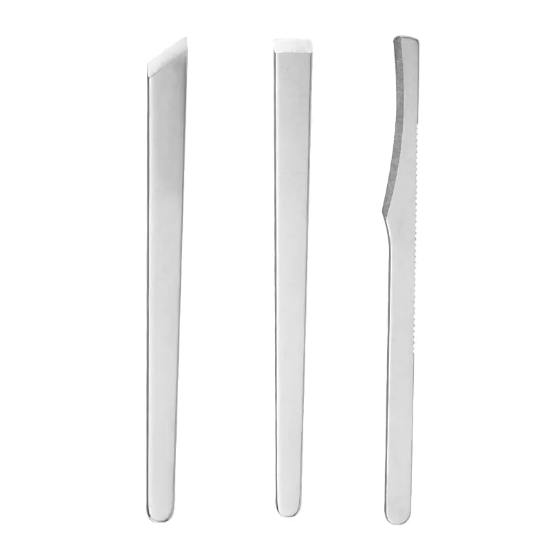 Stainless Steel Pedicure Tool Set - 3 Pieces