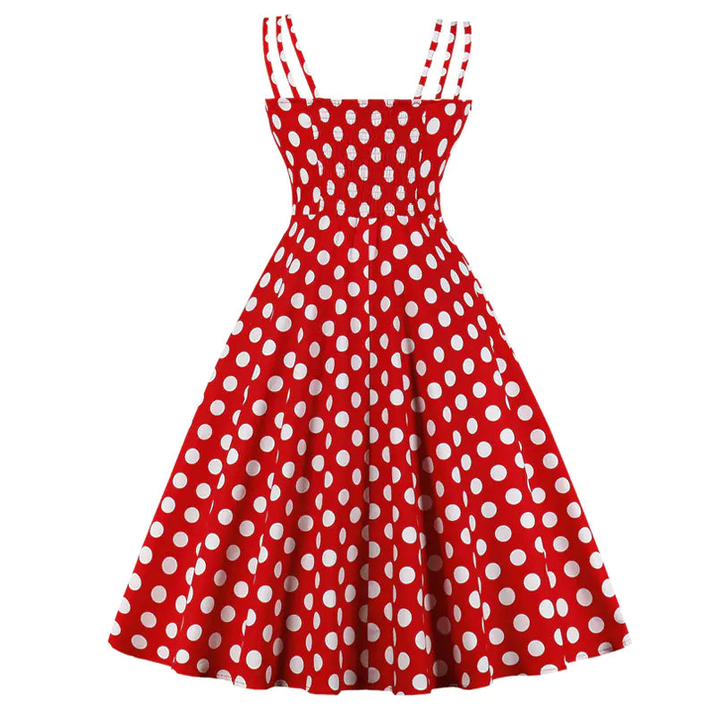 2020 Spring Dress - Slim Fit Polka Dot Cami Dress