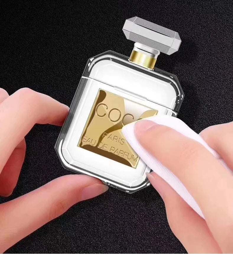 Perfume Bottle Silicone Case for Wireless Earbuds