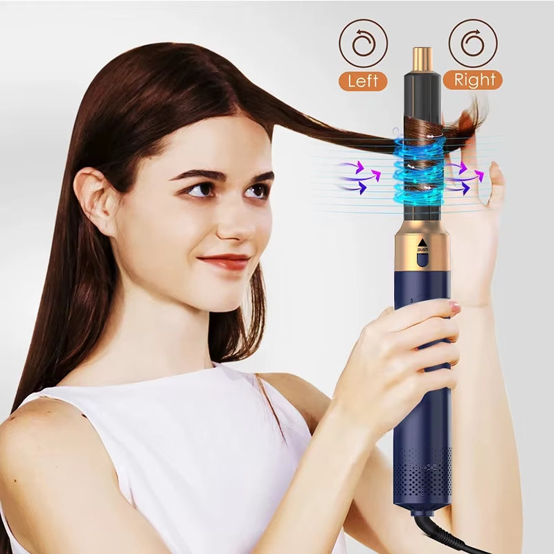 5 in 1 Multi Styler New Design Hair Dryer for Hair 5 in 1 Hair Styler with Curling Barrel Hot Air Brush Styling Tool Multistyler
