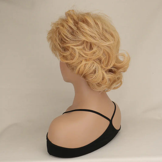 High-Quality Synthetic Short Curly Wig for Everyday Use