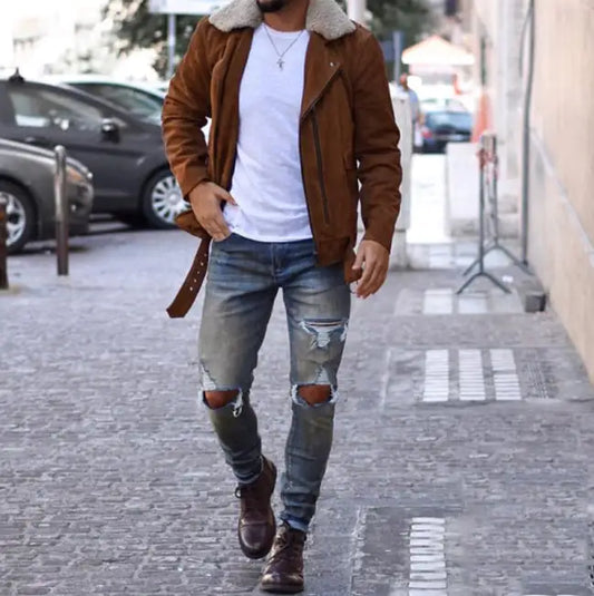 Men's New Jeans - Trending Cross-Border Style on Amazon