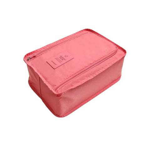 Shoe Storage Box and Plain Shoe Bag Set