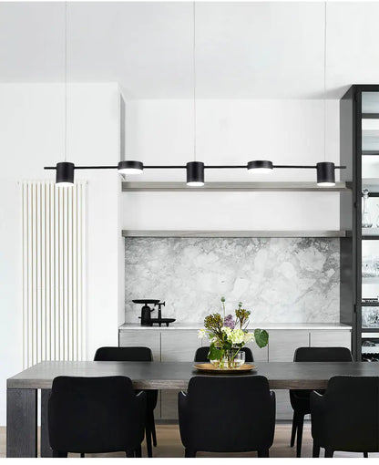 Minimalist LED Linear Pendant Light for Home Decor 110V