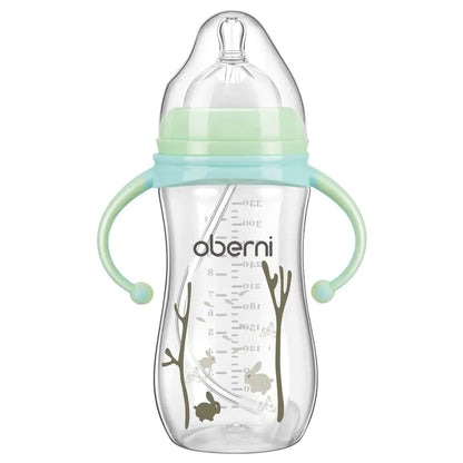 Childrens Wide Neck Bottle with Handle, Anti-Colic Design