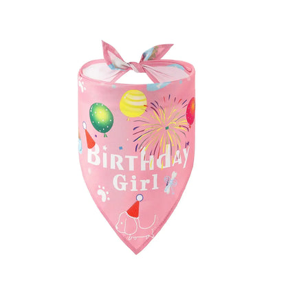 Tanpopo Cartoon Pet Birthday Hats and Bandanas