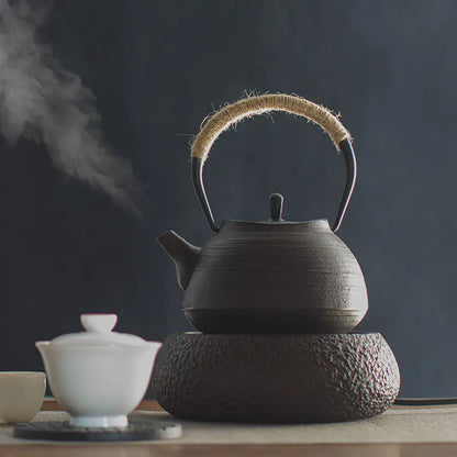Cast Iron Tea Pot - Cast Iron Kettle for Brewing Tea