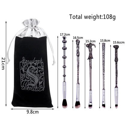 5-Piece Makeup Brush Set for Eye Makeup