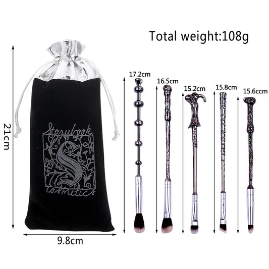 5-Piece Makeup Brush Set for Eye Makeup