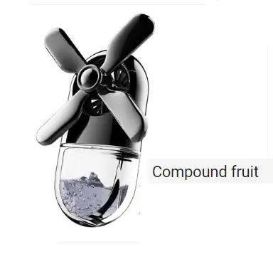 Car Air Vent Perfume Fan with Lasting Fragrance Decor