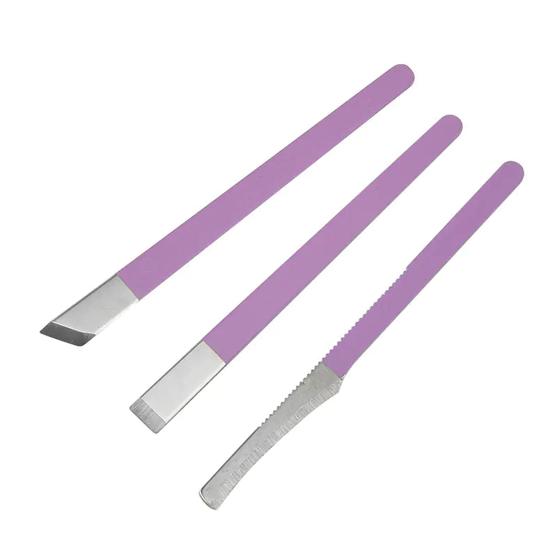 Stainless Steel Pedicure Tool Set - 3 Pieces