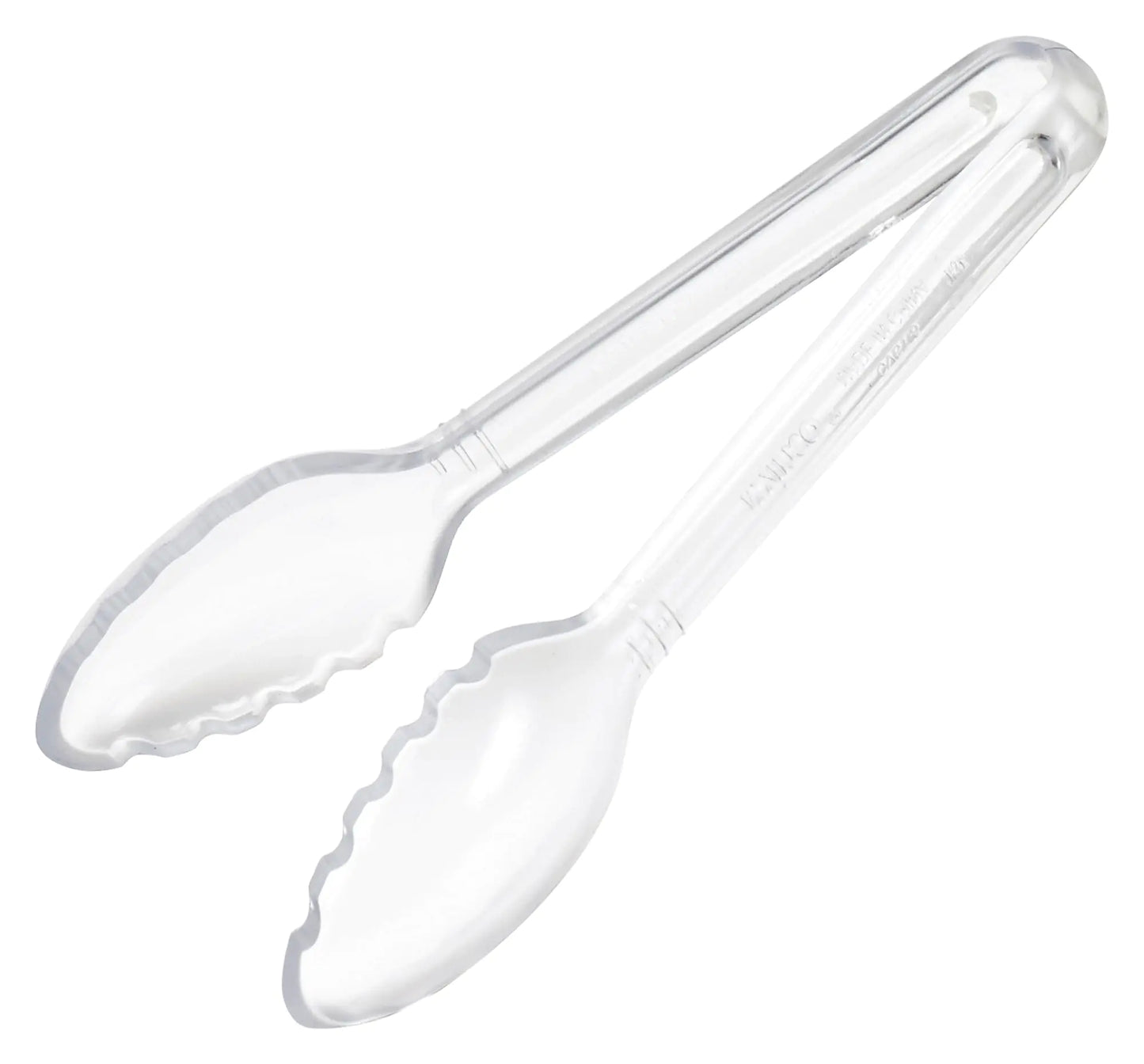 Winco 6" PC Serving Tong Clear Curve