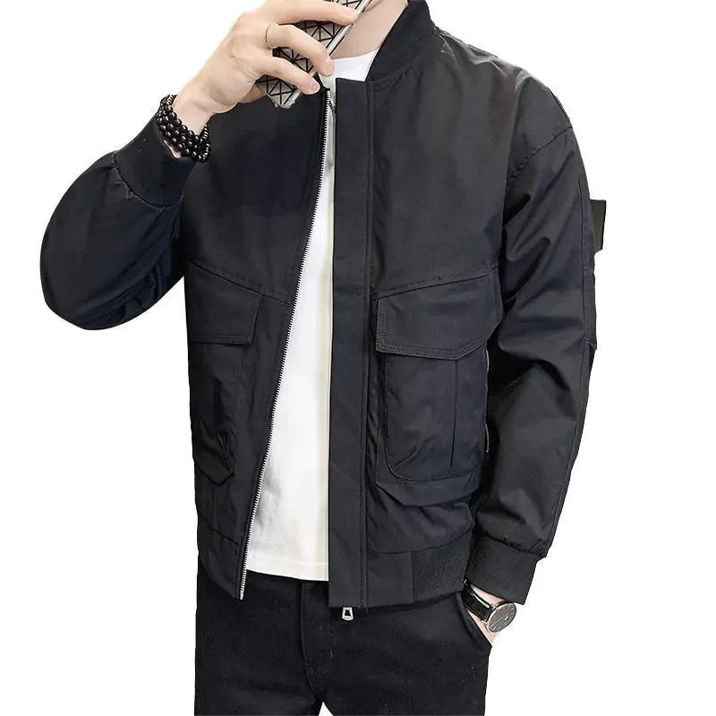 2023 Men's High-End Tracksuit Set with Jacket & Pants