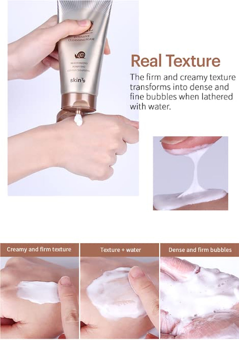 Golden Snail Intensive Cleansing Foam Concentrated Moisture Booster Skin Care Made in Korea