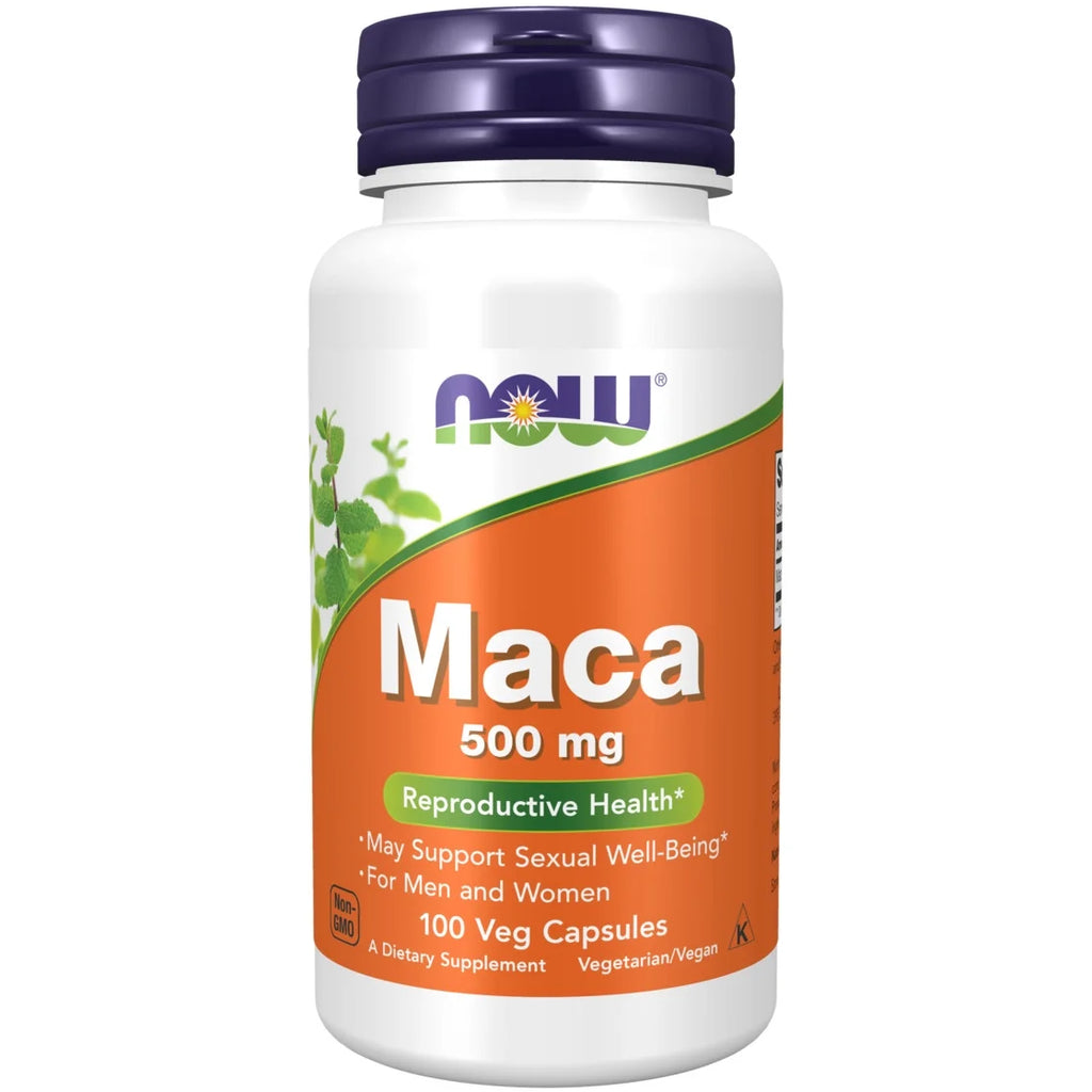 (2 Pack)  Supplements, Maca (Lepidium Meyenii) 500 Mg, for Men and Women, Reproductive Health*, 100 Veg Capsules