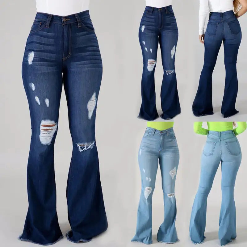 Slim-fit Ripped Jeans for Women