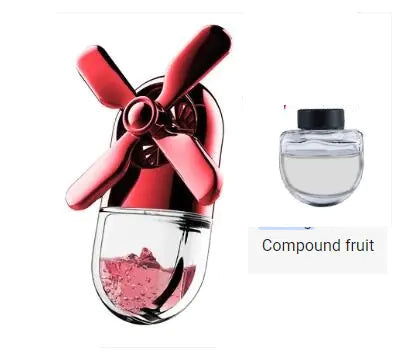 Car Air Vent Perfume Fan with Lasting Fragrance Decor