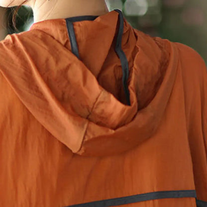 Women's Sun Protection Hooded Tracksuit with Zipper