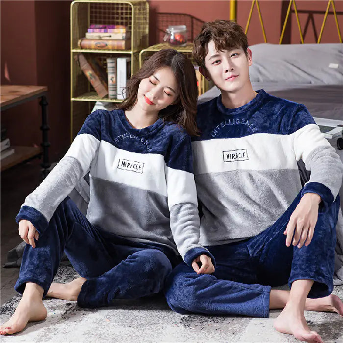 Coral Plush Couple Nightwear for All Seasons