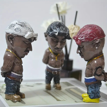 Rapper Resin Ornament for Garden Home Decor (1pc)