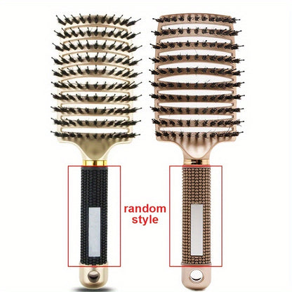 1pc Magic Scalp Massage Hair Brush for Women - Professional Detangling Tool for Wet Curly Hair - Hairdressing Tool, Detangling Brush, Ergonomic Handle, Durable Bristles, Salon Professionals, Styling Accessory, Sleek Design, S