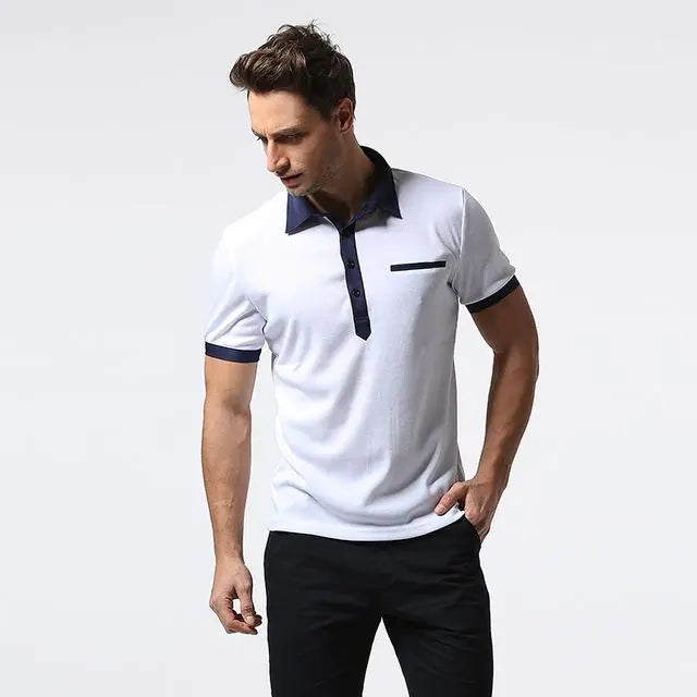 2018 Men's Short Sleeve Polo Shirts for E-commerce