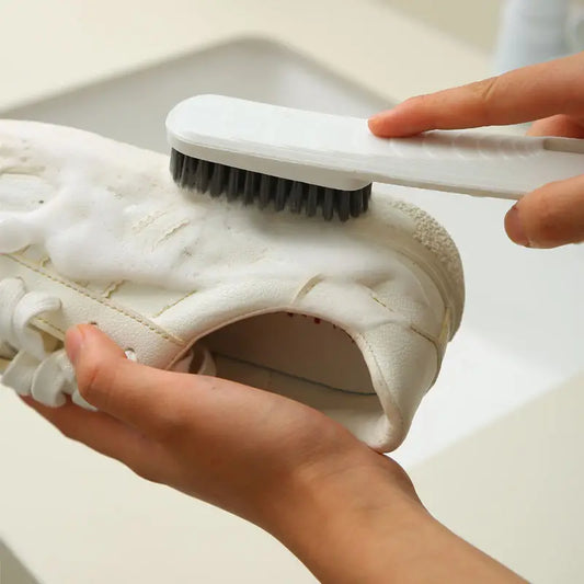 Long Handle Sneaker Cleaning Brush with Soft Hair