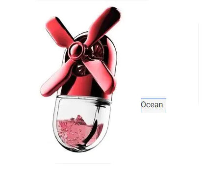 Car Air Vent Perfume Fan with Lasting Fragrance Decor