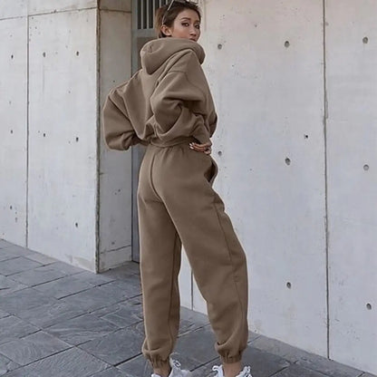 2024 Women's Casual Hoodie and Tracksuit Set