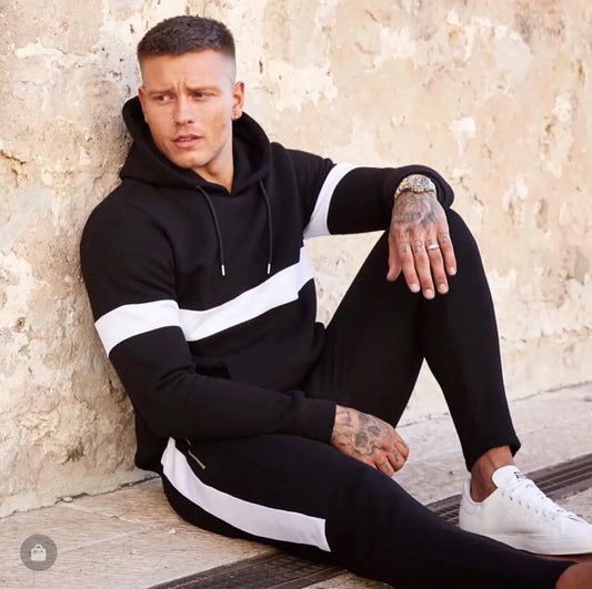 Men's Fashion Hoodie Tracksuit Set (2 Pieces)
