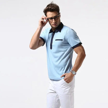2018 Men's Short Sleeve Polo Shirts for E-commerce