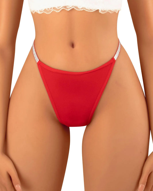 Banamic Women Glitter G-String Thongs Sexy Breathable Underwear Panties