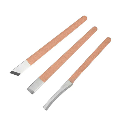 Stainless Steel Pedicure Tool Set - 3 Pieces