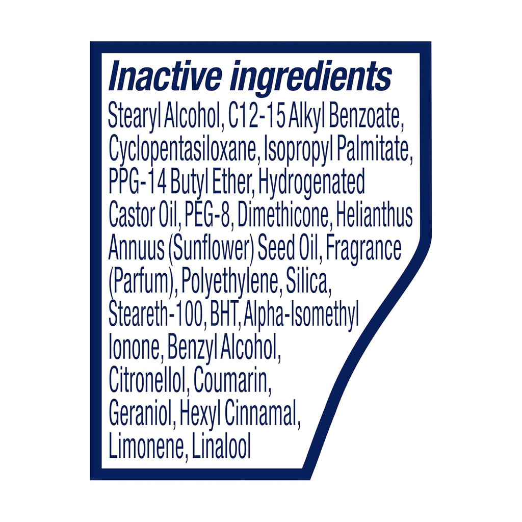 Advanced Care Antiperspirant Deodorant Stick Vanilla & Cocoa Butter 3 Count Antiperspirant Deodorant with Pro-Ceramide Technology 72-Hour Odor Control and All-Day Sweat Protection 2.6 Oz