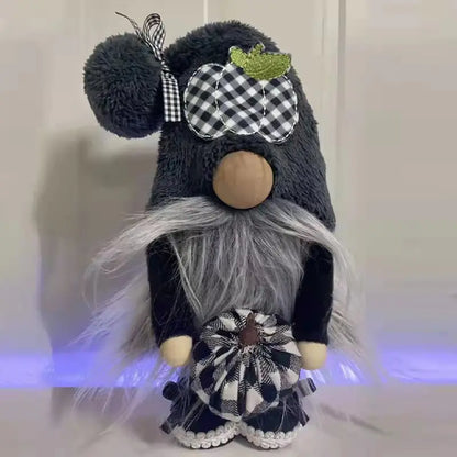 2023 Trending No-Face Doll in Pumpkin Costume Decoration