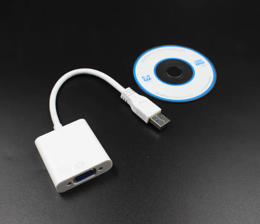 USB to VGA Adapter Cable - USB 3.0 Connection