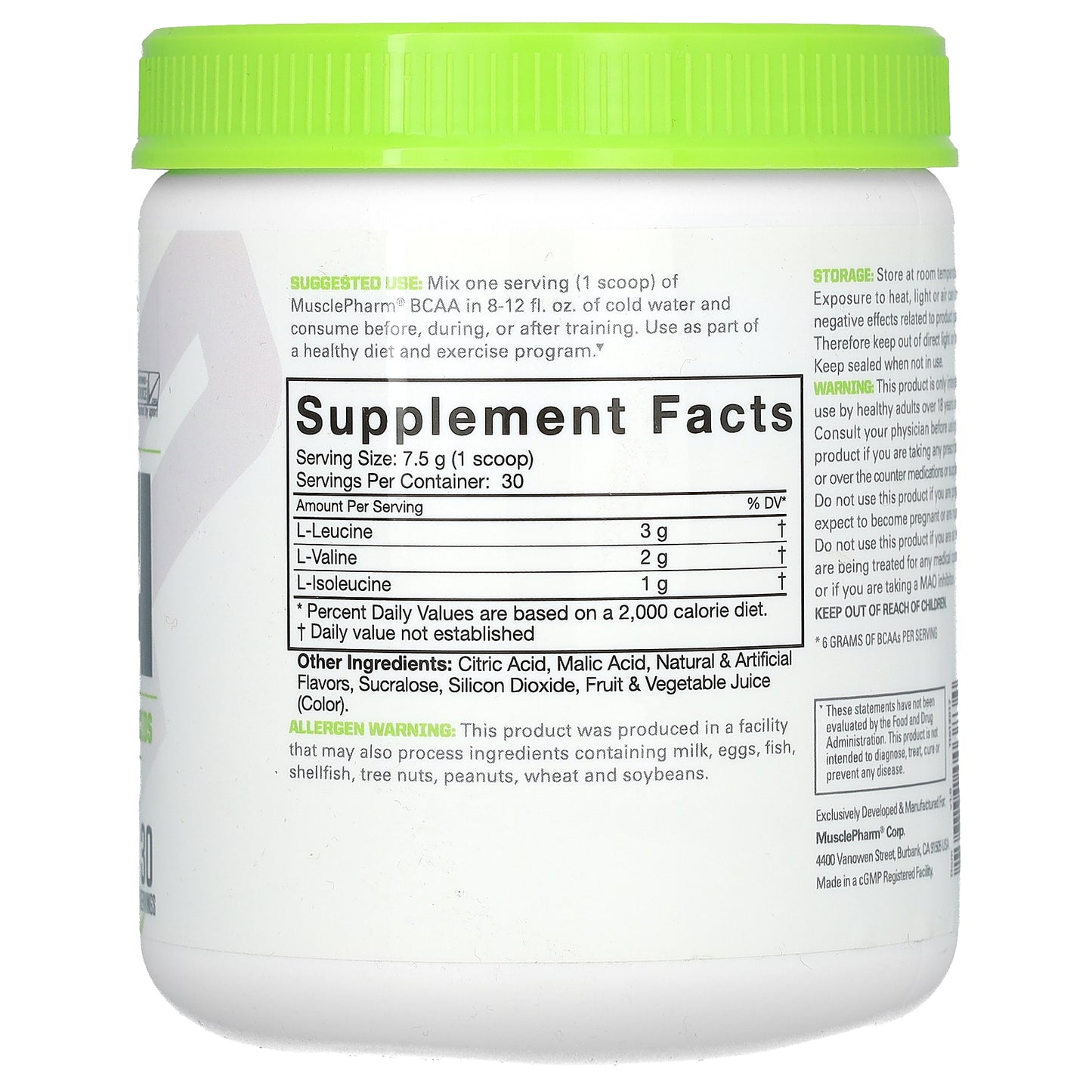 Musclepharm Essentials, BCAA Powder, Sports Nutrition Supplements