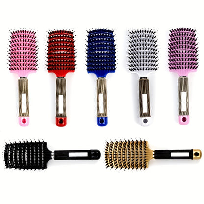 1pc Magic Scalp Massage Hair Brush for Women - Professional Detangling Tool for Wet Curly Hair - Hairdressing Tool, Detangling Brush, Ergonomic Handle, Durable Bristles, Salon Professionals, Styling Accessory, Sleek Design, S