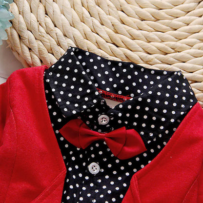 Kids Spring Autumn Tracksuit Set with T-Shirt and Pants