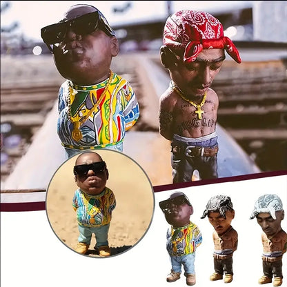 Rapper Resin Ornament for Garden Home Decor (1pc)