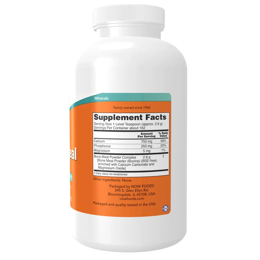Supplements, Bone Meal Powder with Calcium Carbonate and Magnesium Oxide, Natural Calcium Source, 1-Pound
