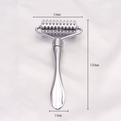 Stainless Steel Face Roller Face Care Lifting Massage Roller anti Wrinkle Skin Tighten Neck Facial Beauty Skin Care Tools